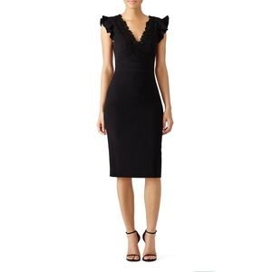 Rebecca Taylor Black Lace Dress